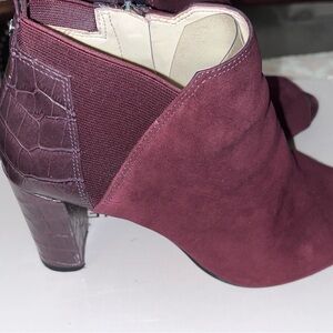 Marc Fisher Plum Ankle Booties